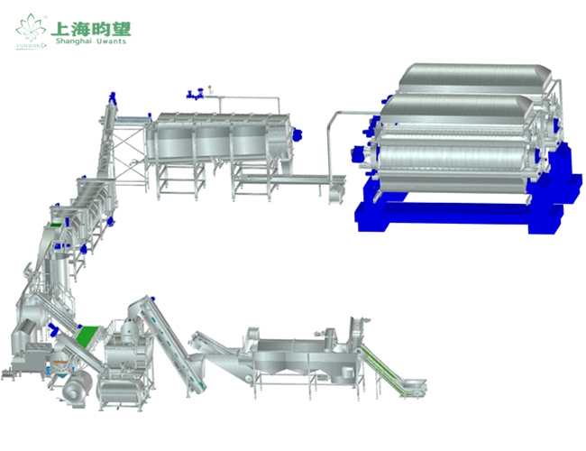 1000公斤薯粉生产线